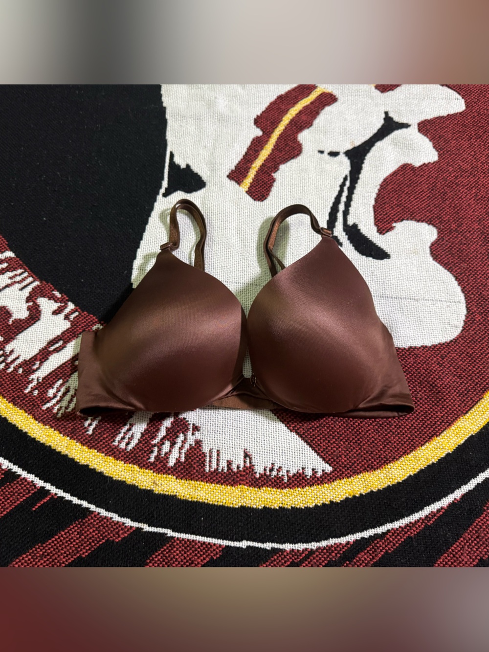 Victoria's Secret Brown Satin Push-Up Bra